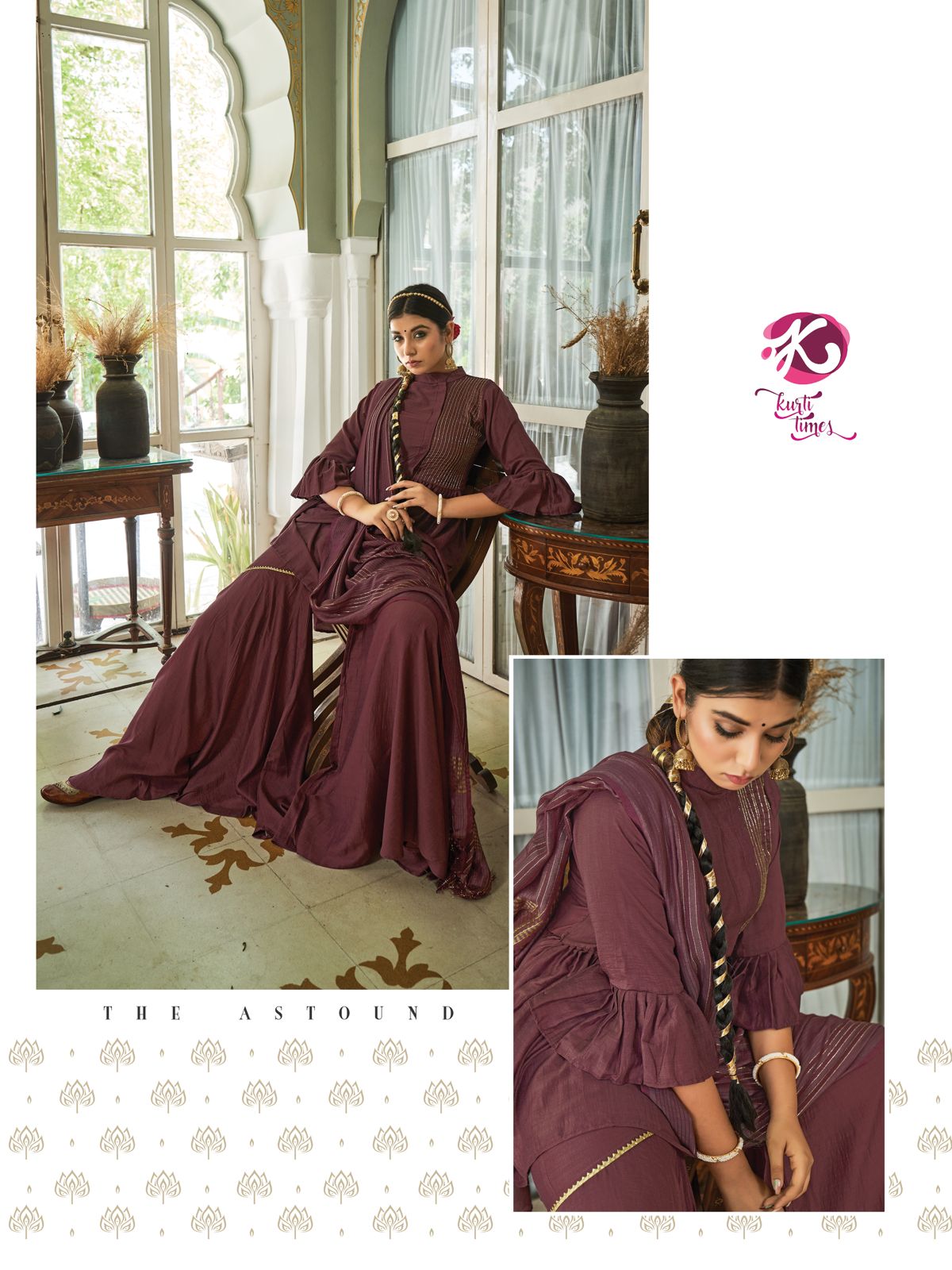 NAKKASHI Heavy Wedding Wear Fancy Designer Chinnon Silk Readymade Suit Collection